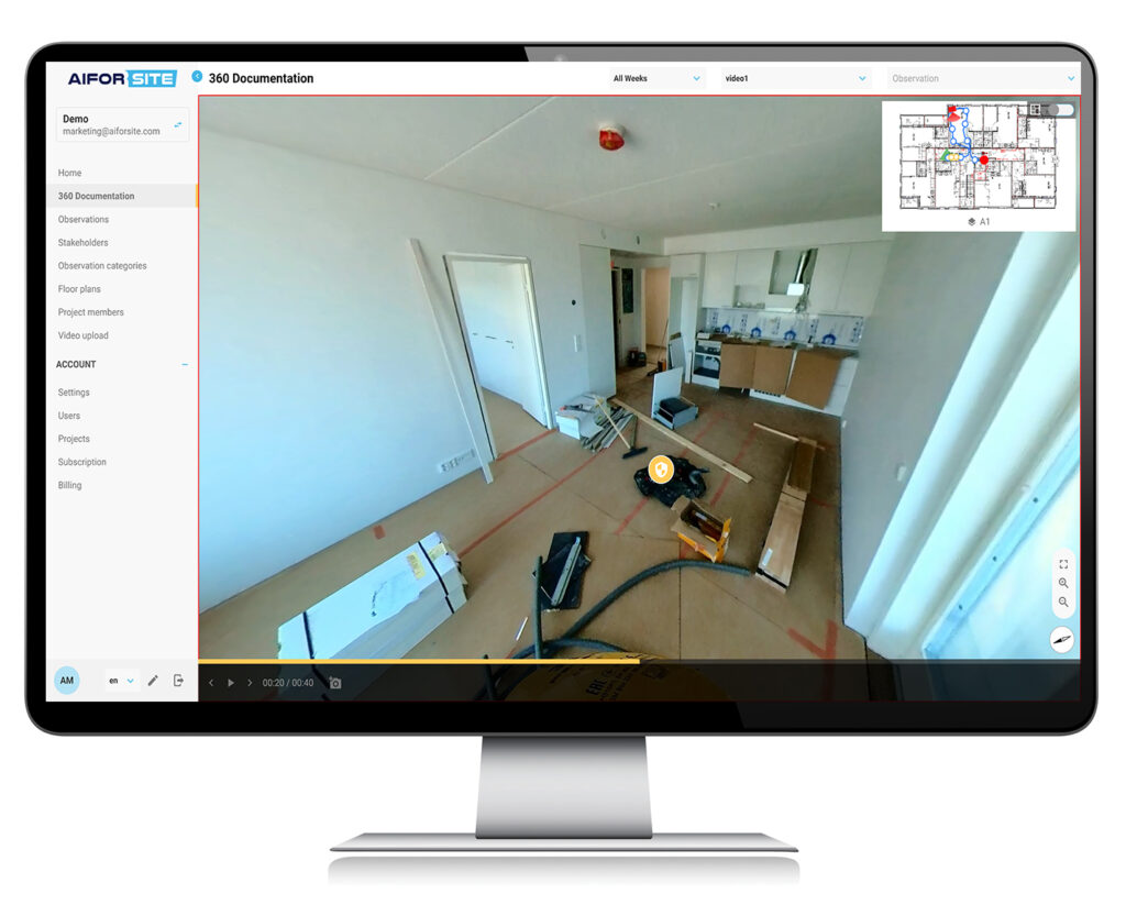 Aiforsite.io 360 documentation minimap 1 1